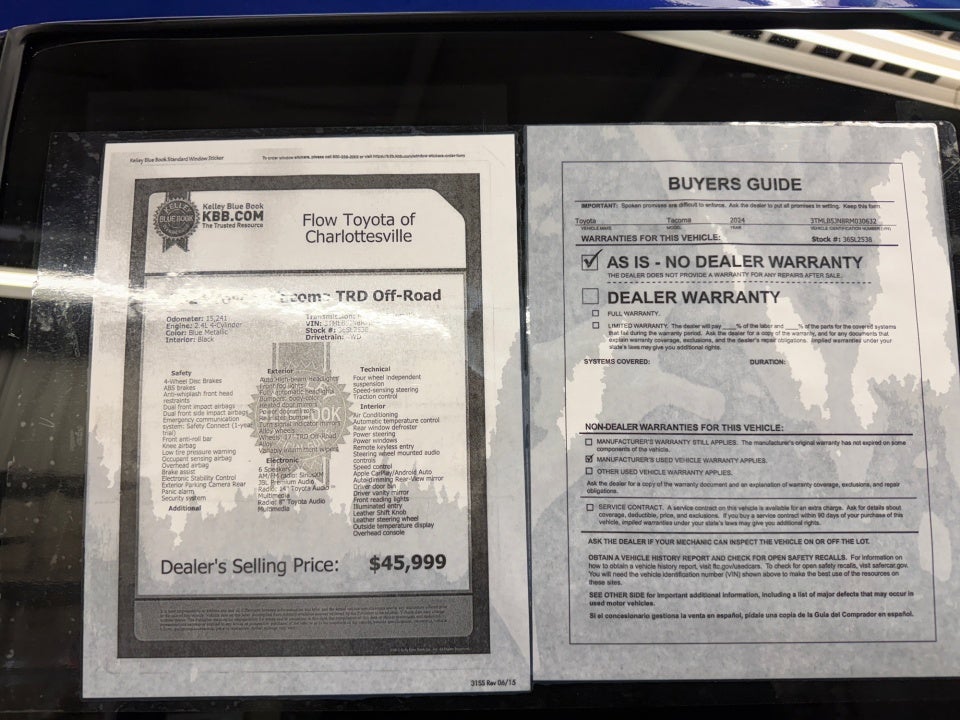 2024 Toyota Tacoma TRD Off Road