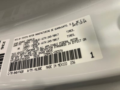 2025 Toyota Tacoma SR