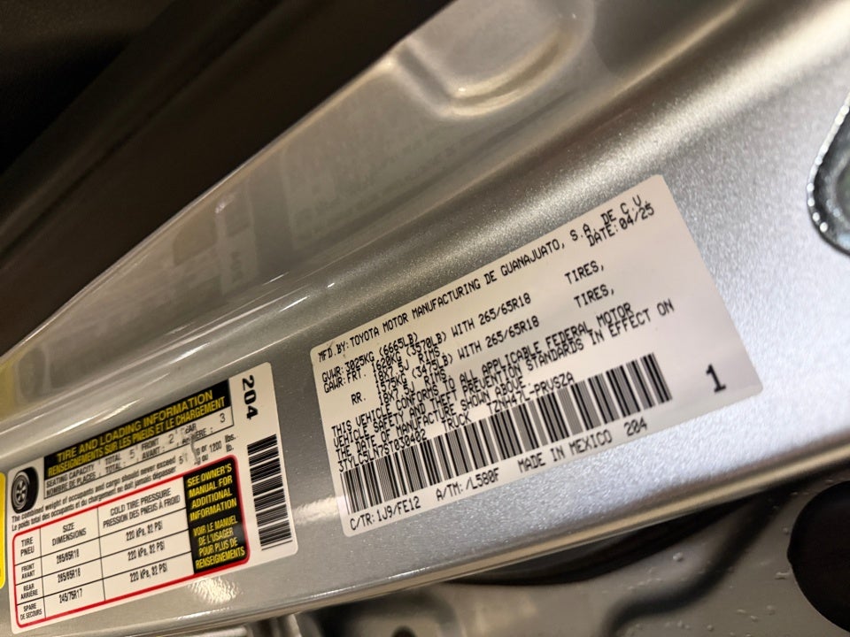 2025 Toyota Tacoma Hybrid TRD Sport 4WD