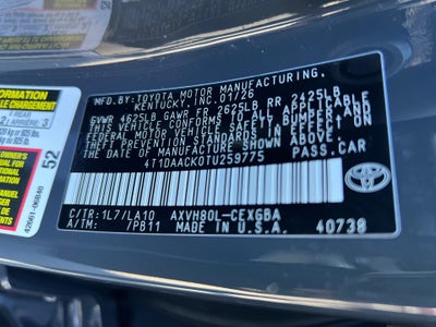 2026 Toyota Camry XLE