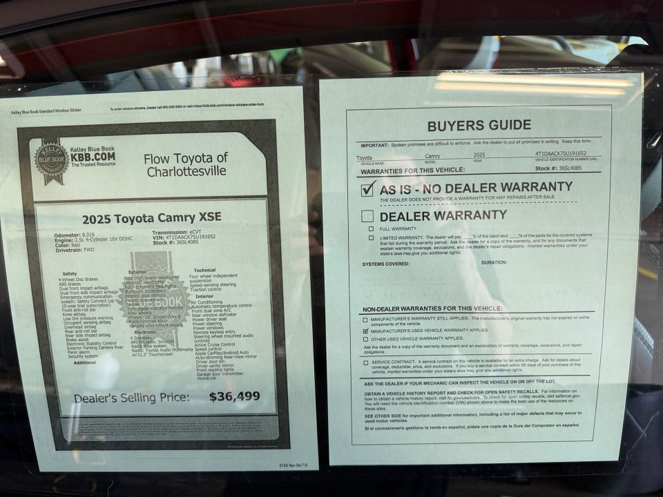 2025 Toyota Camry XSE