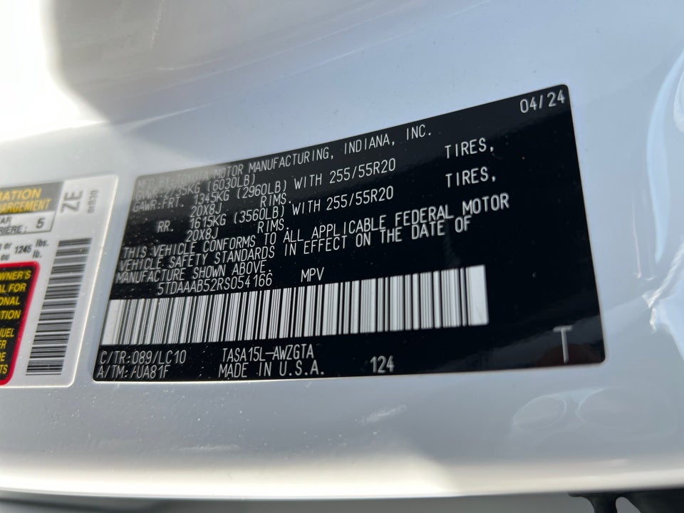 2024 Toyota Grand Highlander Limited