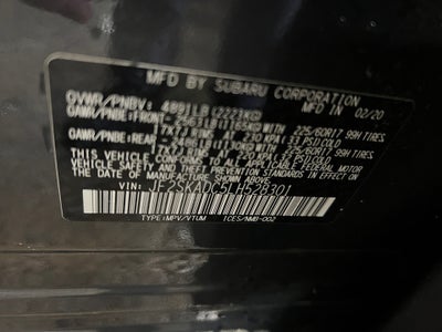 2020 Subaru Forester CVT