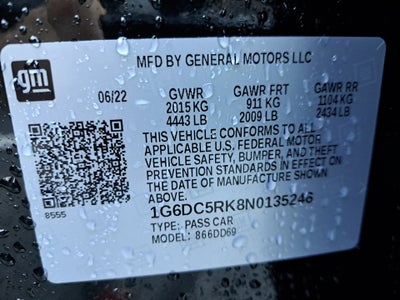 2022 Cadillac CT4 Sport