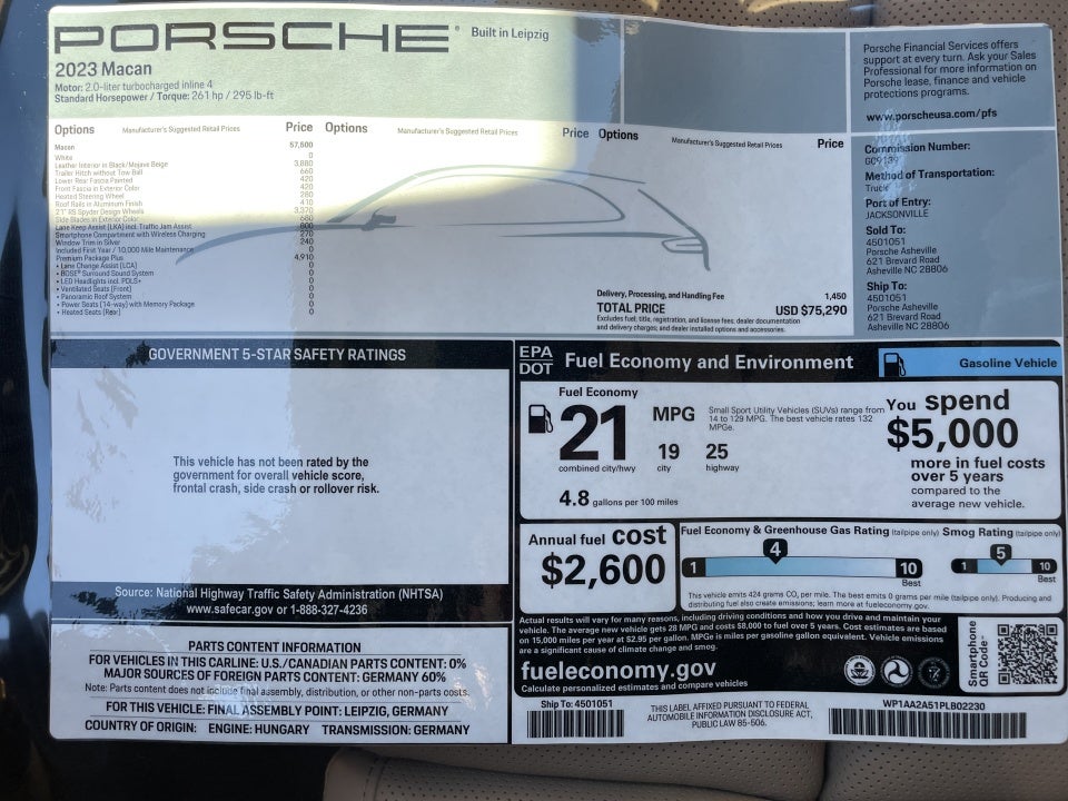 2023 Porsche Macan Base