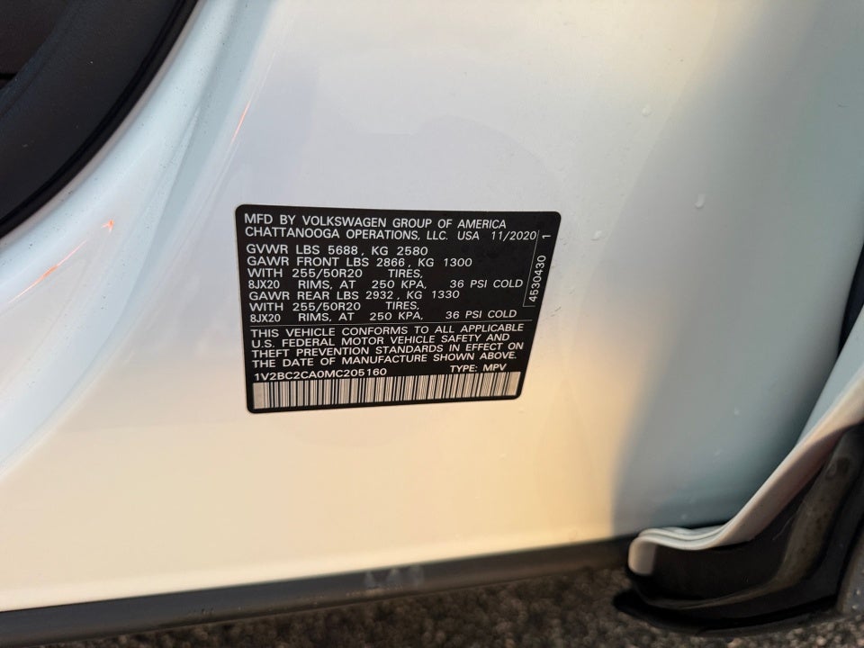 2021 Volkswagen Atlas Cross Sport 2.0T SEL