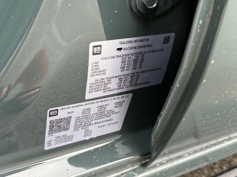 2025 Chevrolet Silverado 1500 4WD Crew Cab Short Bed ZR2