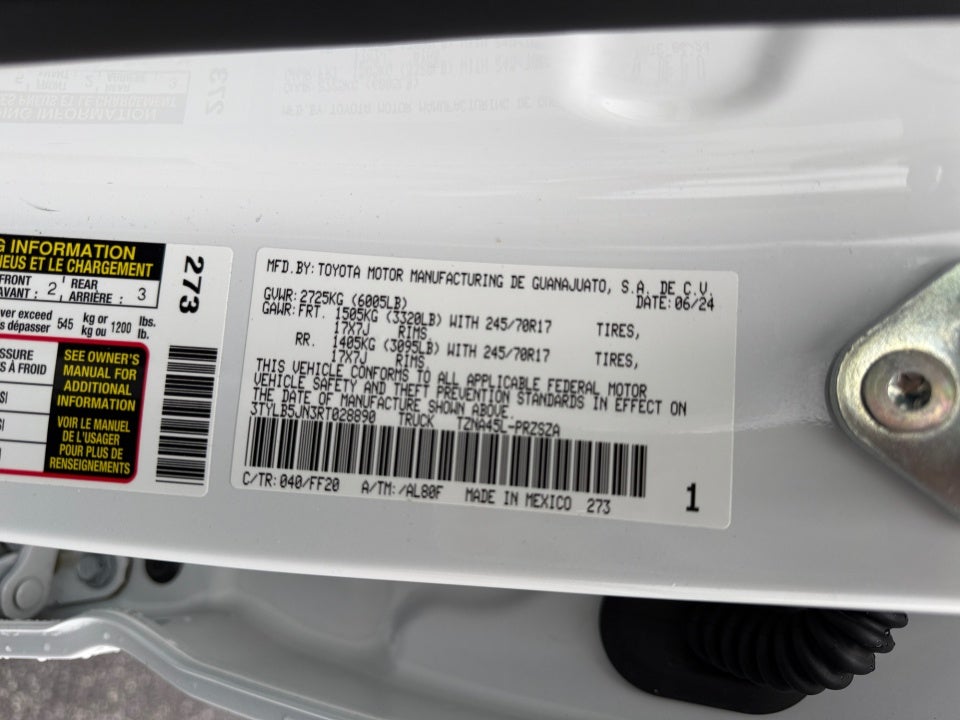 2024 Toyota Tacoma SR5