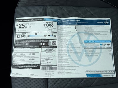 2025 Volkswagen Tiguan 2.0T SE R-Line Black
