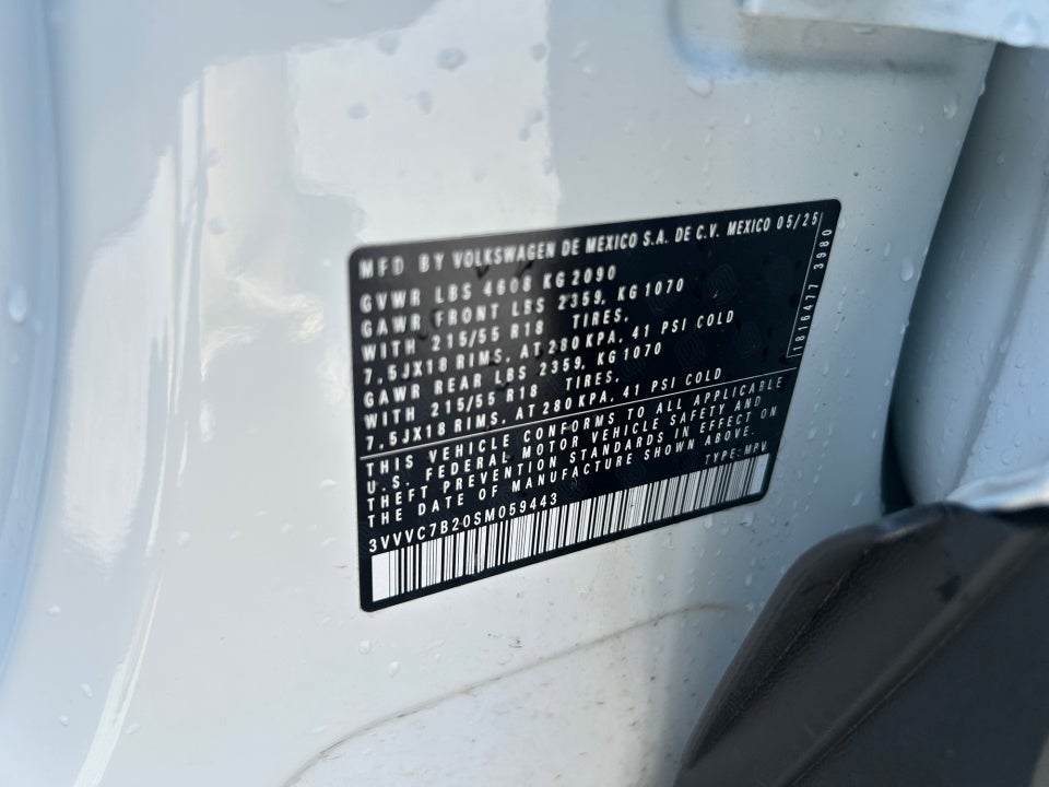 2025 Volkswagen Taos 1.5T SE