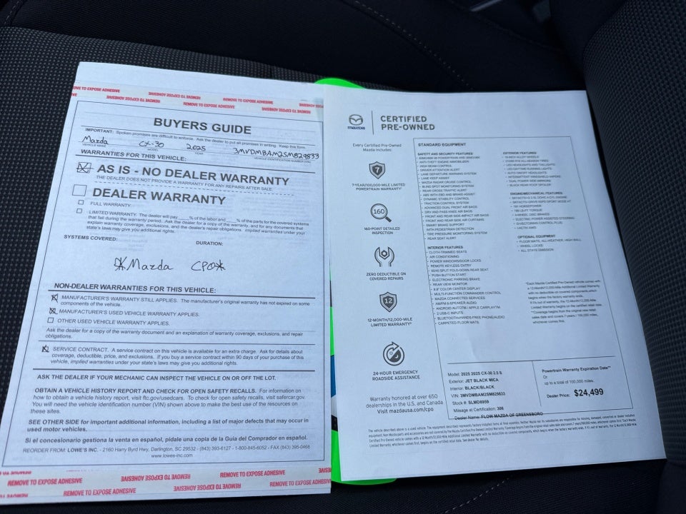 2025 Mazda Mazda CX-30 2.5 S
