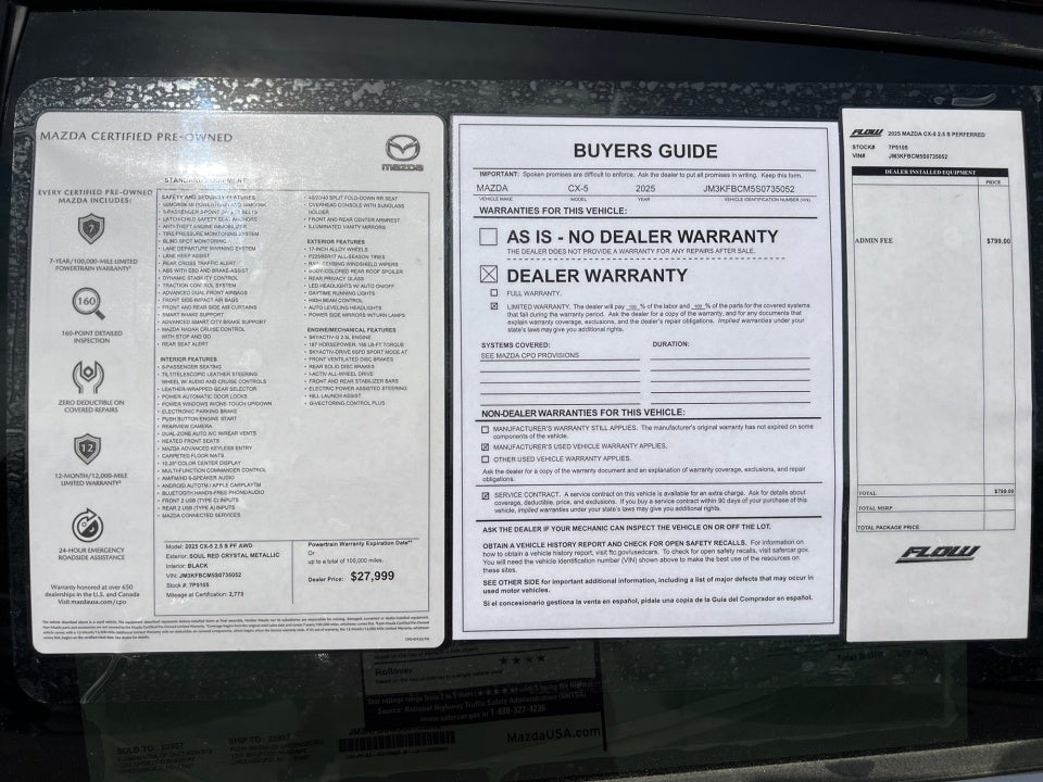 2025 Mazda Mazda CX-5 2.5 S Preferred