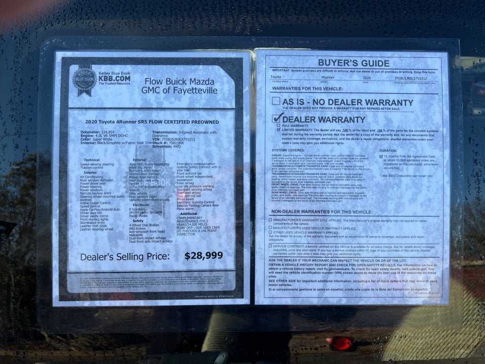 2020 Toyota 4Runner SR5