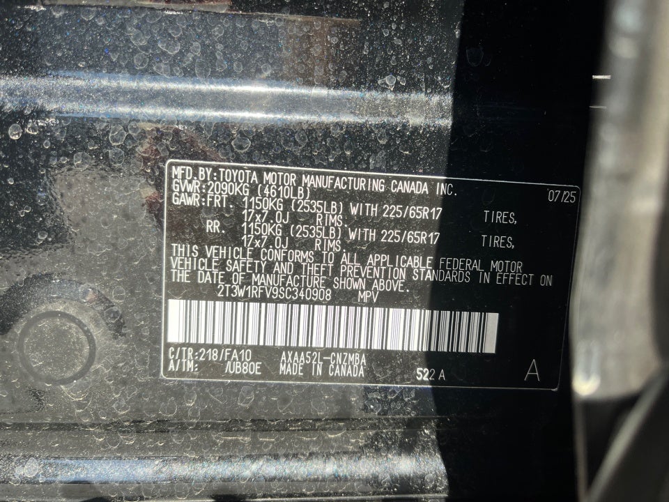 2025 Toyota RAV4 XLE