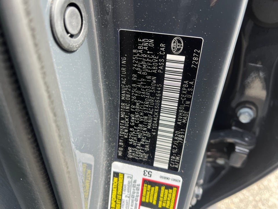 2025 Toyota CAMRY XSE