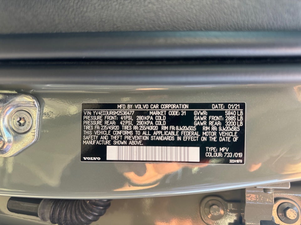 2021 Volvo XC40 Recharge Pure Electric P8