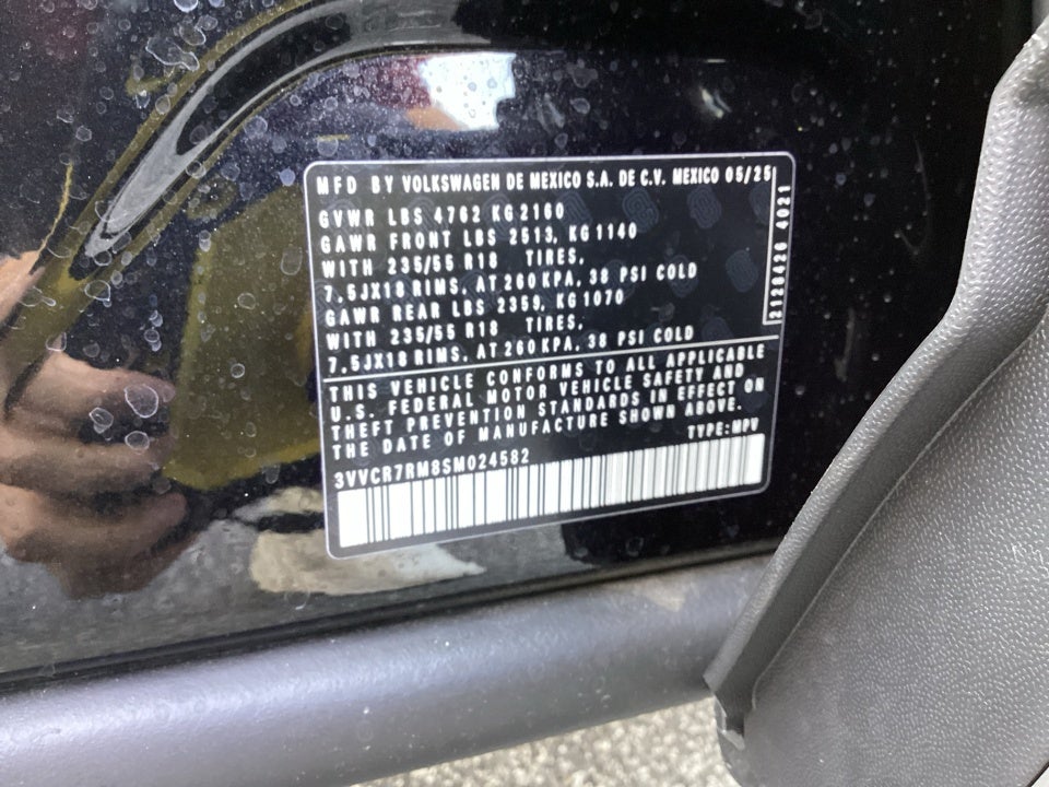 2025 Volkswagen Tiguan 2.0T S