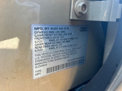 2025 Audi Q7 Premium Plus 45 TFSI quattro Tiptronic
