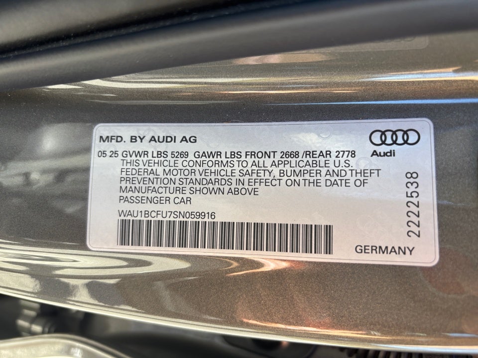 2025 Audi All-new A5 Premium TFSI quattro S tronic