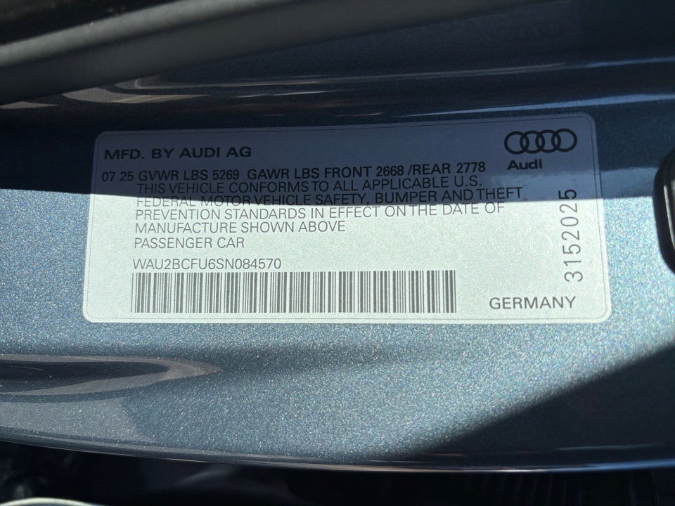 2025 Audi All-new A5 Premium Plus TFSI quattro S tronic