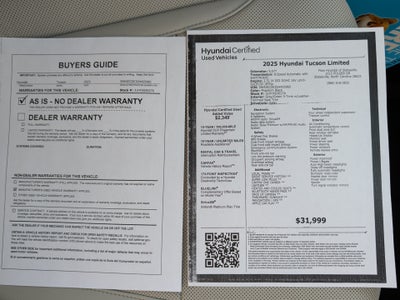 2025 Hyundai Tucson Limited