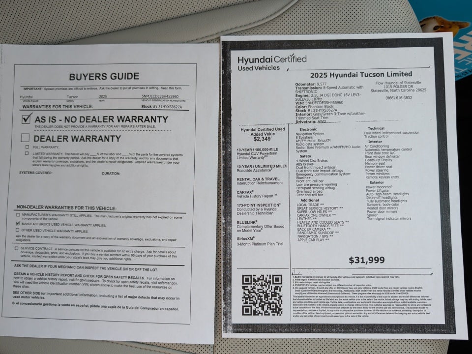 2025 Hyundai Tucson Limited