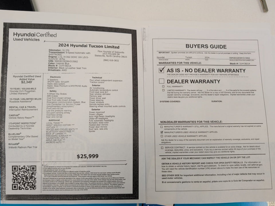 2024 Hyundai Tucson Limited