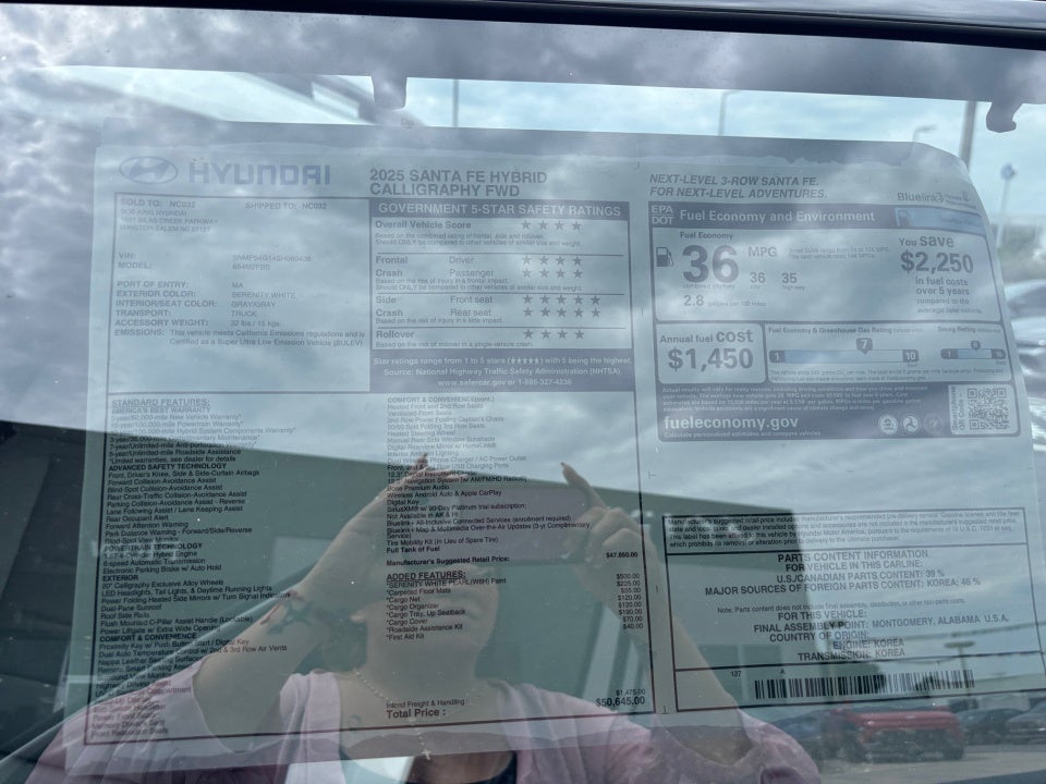 2025 Hyundai Santa Fe Hybrid Calligraphy