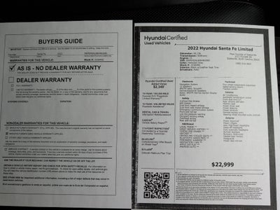 2022 Hyundai Santa Fe Limited