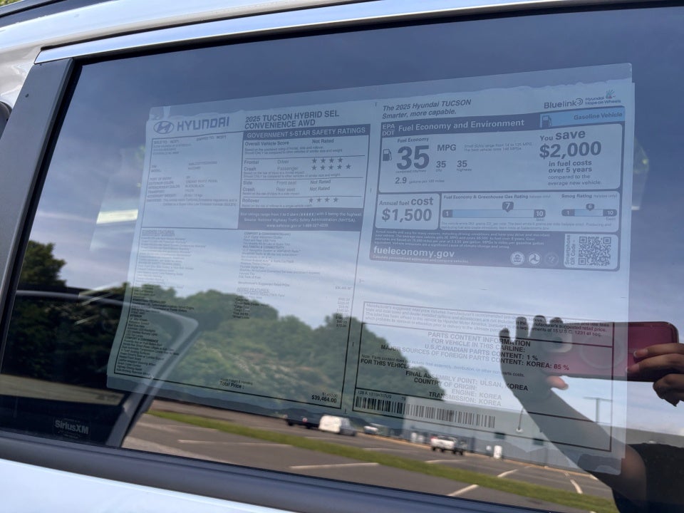 2025 Hyundai Tucson Hybrid SEL Convenience