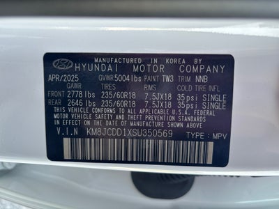 2025 Hyundai Tucson Hybrid SEL Convenience