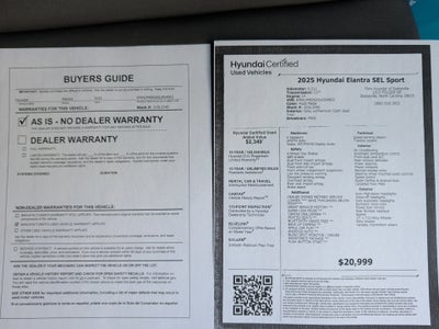 2025 Hyundai Elantra SEL Sport