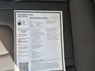 2025 Hyundai Elantra N Line