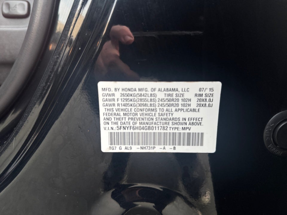 2016 Honda Pilot Elite