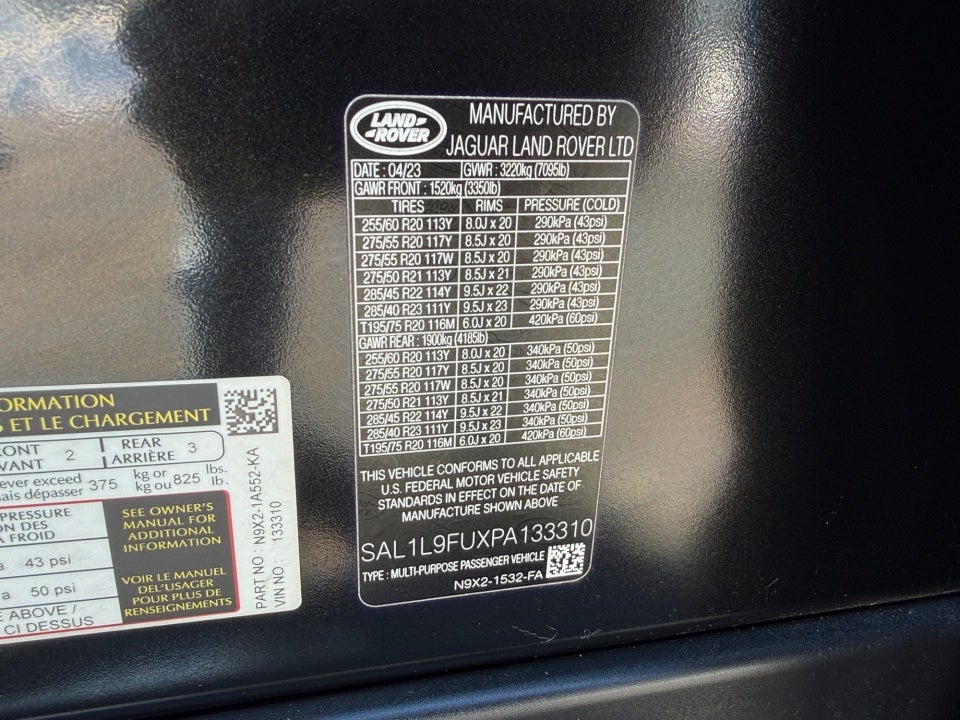 2023 Land Rover Range Rover Sport SE Dynamic