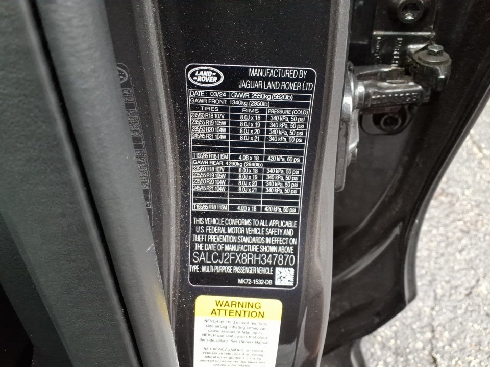 2024 Land Rover Discovery Sport Core S