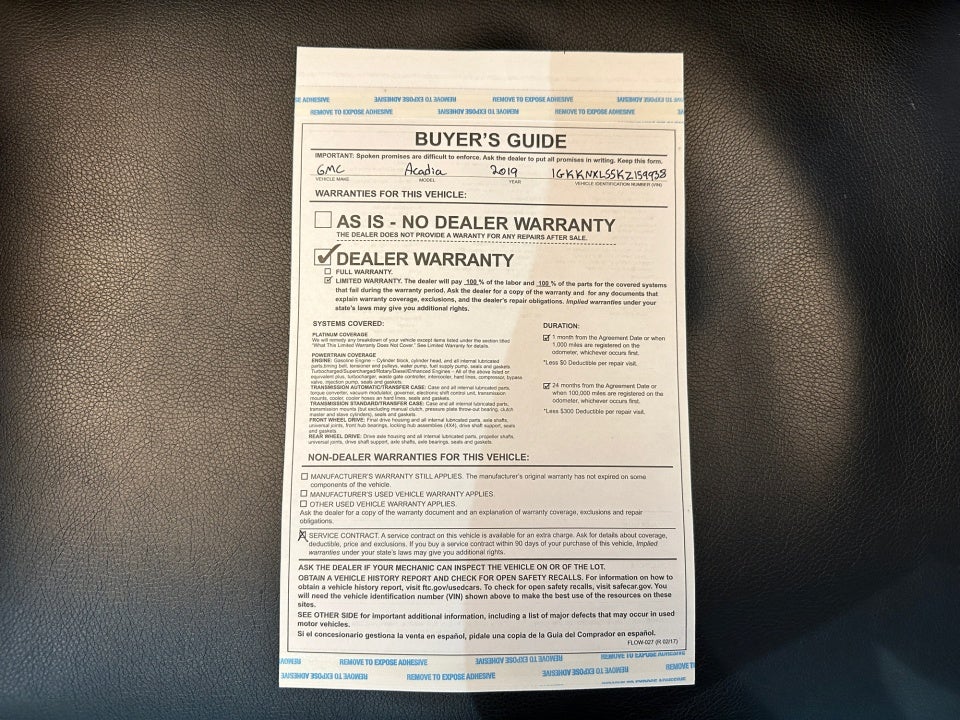 2019 GMC Acadia Denali