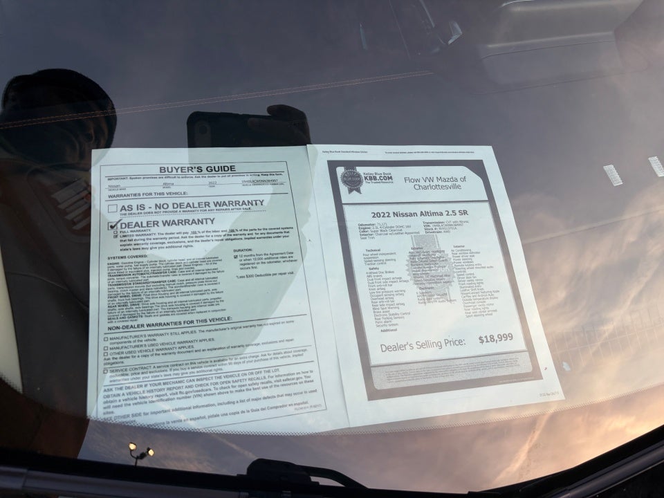 2022 Nissan Altima SR Intelligent AWD