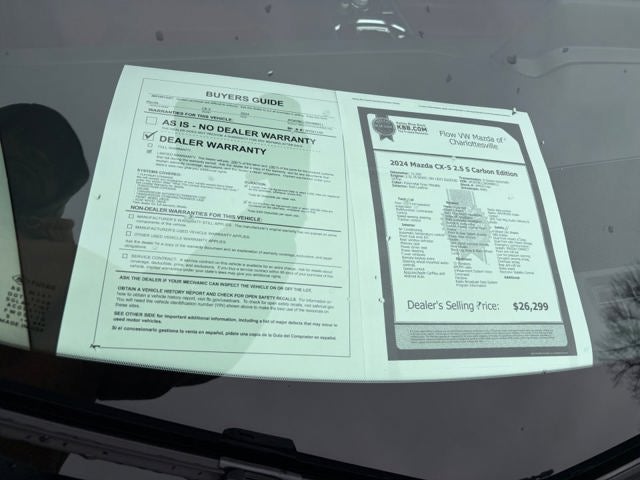 2024 Mazda Mazda CX-5 2.5 S Carbon Edition