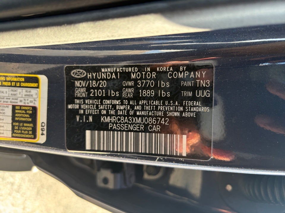 2021 Hyundai Venue Denim