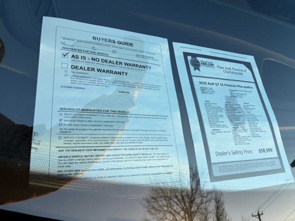 2025 Audi Q7 Premium Plus 55 TFSI quattro Tiptronic