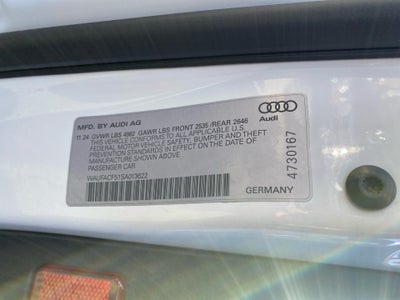 2025 Audi A5 Sportback Premium Plus 45 TFSI S line quattro S tronic