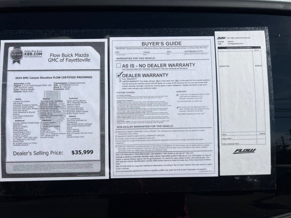 2024 GMC Canyon 2WD Elevation