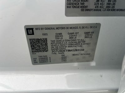 2021 GMC Sierra 1500 4WD Crew Cab Short Box SLT